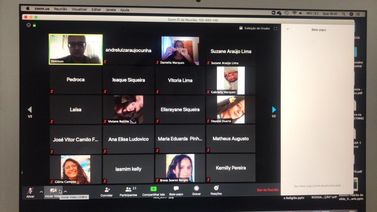 Roda de conversa com o psicólogo Dimilson Vasconcelos sobre o tema: "Como lidar com a ansiedade"