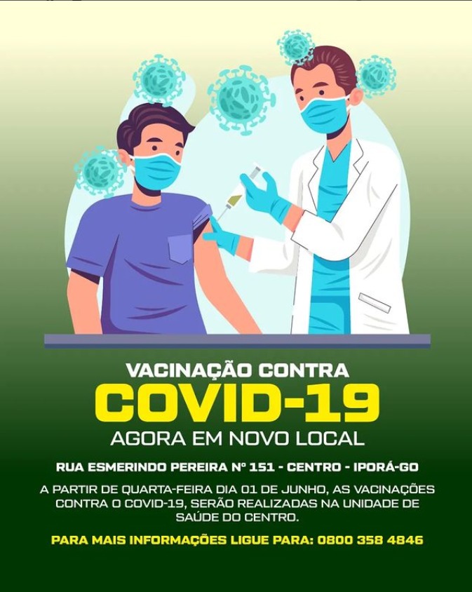 Novo local de vacinação