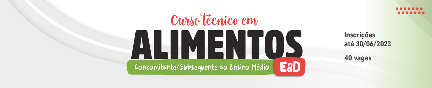 PS 2023 Curso Técnico em Alimentos EaD